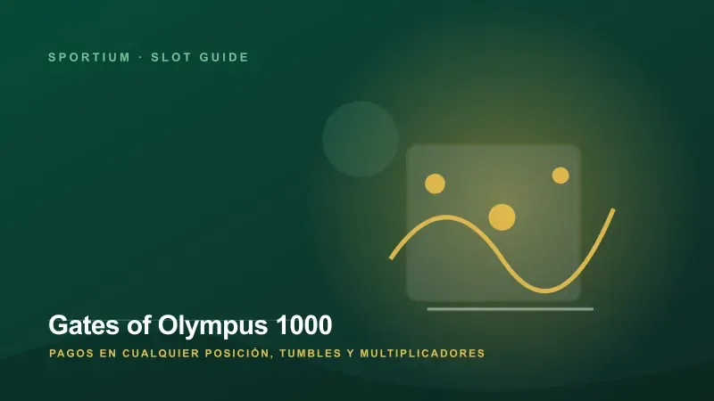 Símbolos y una trayectoria curva en la ilustración de Gates of Olympus 1000